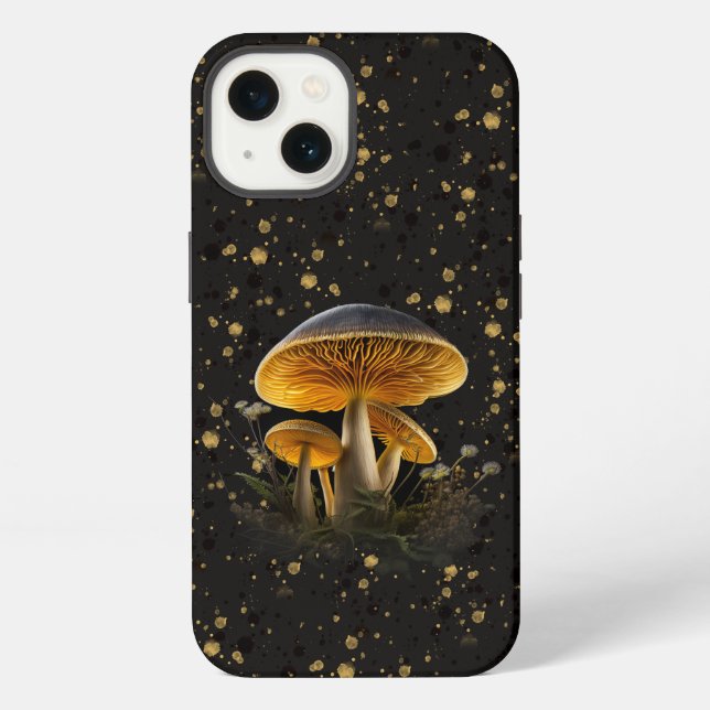 Pilz Cottagecore iPhone Hülle (Rückseite)