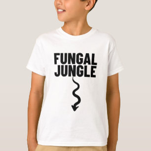 Pilz-Dschungel-Pfeil Lustiger Flughafen-Kreuzfahrt T-Shirt