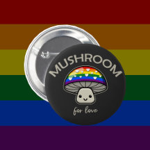 Pilz für die Liebe - Punny LGBTQIA+ Mushroom