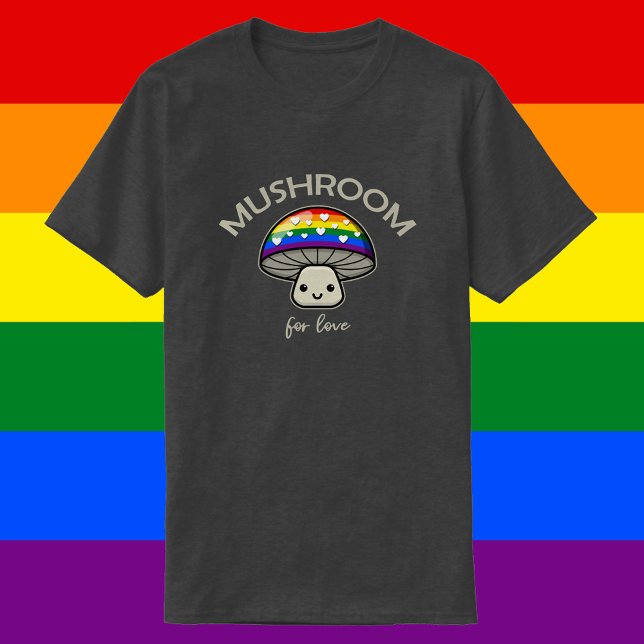 Pilz für die Liebe - Punny LGBTQIA+ Mushroom T-Shirt (Von Creator hochgeladen)