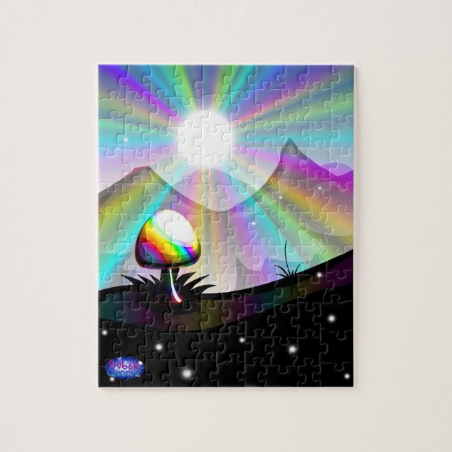 Pilz-Gebirgspuzzlespiel Puzzle (Vertikal)