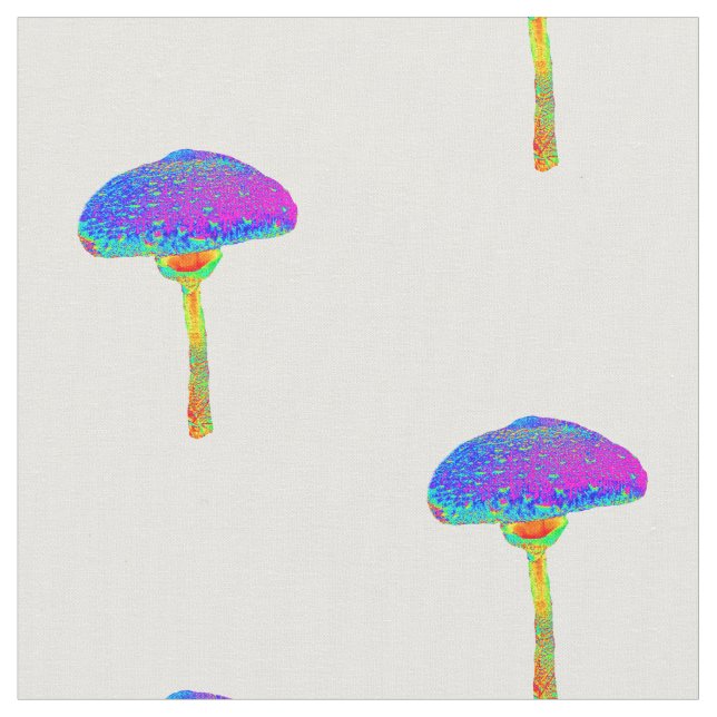 Pilz-Gewohnheit gekämmtes Baumwollgewebe Stoff (Nahaufnahme)