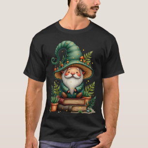 Pilz-Gnomenhut-Pflanzen-Eltern-Sammelguide-Bot T-Shirt