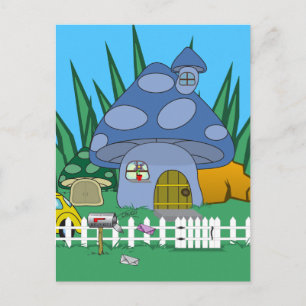 Pilz-Haus-Postkarte Postkarte