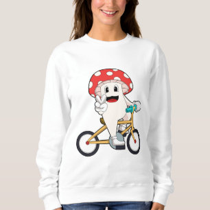 Pilz mit Fahrrad.PNG Sweatshirt