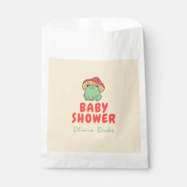 Pilz mit Frog Baby Dusche Geschenktütchen