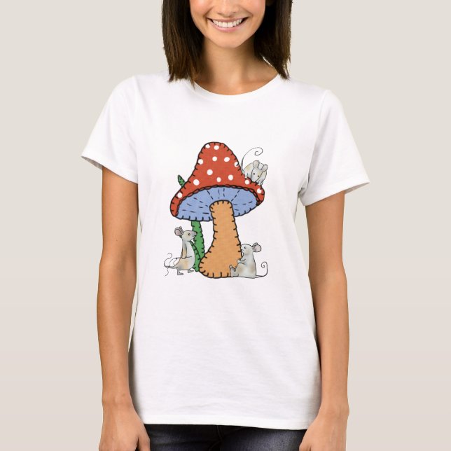 Pilz nähen T-Shirt (Vorderseite)