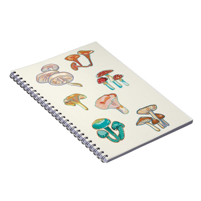 Pilz Notizbuch Notizblock (Rechte Seite)