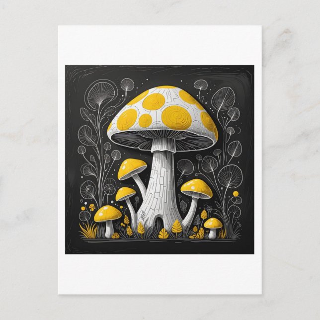 Pilz Postkarte (Vorderseite)