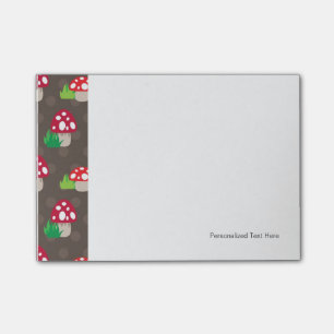 Pilz scherzt Muster Post-it Klebezettel