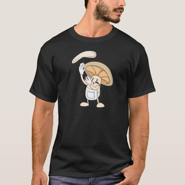 Pilz-Shirts - Pilz-Kochs-Bäcker-Teig T-Shirt (Vorderseite)