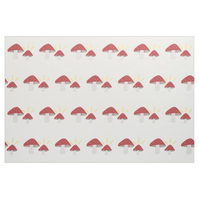 Pilz Stoff (Fat Quarter (45,7 x 55,9 cm))