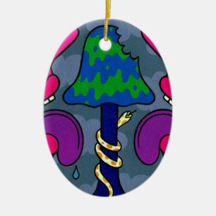 Pilz-Trübsinn #2 Keramik Ornament