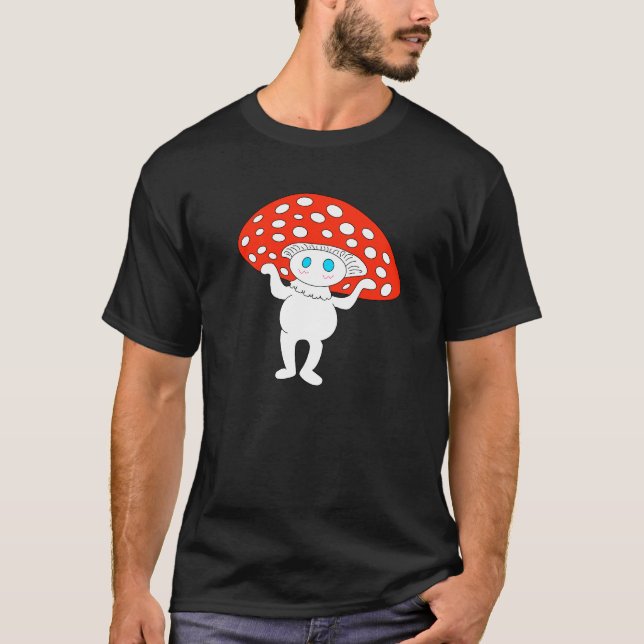 Pilz-Typ-Männer-Shirt T-Shirt (Vorderseite)