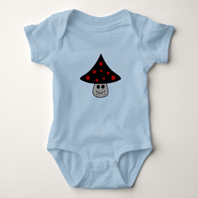 Pilz-Vampirs-Baby-Bodysuit Baby Strampler (Vorderseite)