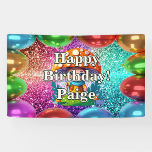 Pilz-Wächter Personalisierter Charakter Geburtstag Banner