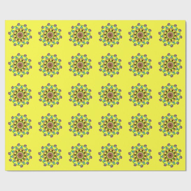 Pilz Wahnsinn  Geschenkpapier (Flach)