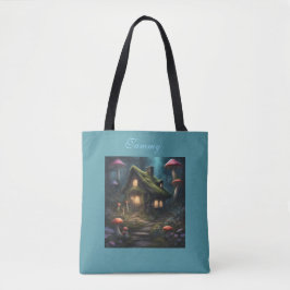 Pilz-Wald-Häuschen-Sommer-Tasche