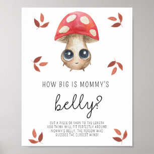 Pilz - Wie groß ist Mamas Bauch Spielposter Poster
