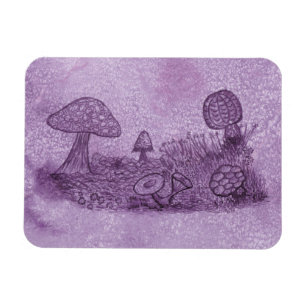 Pilz-Wiesen-Rechteck-Magnet Magnet