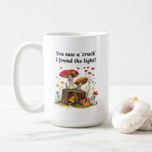 Pilz & Wildblume, Naturliebhaber Inspirierend  Kaffeetasse