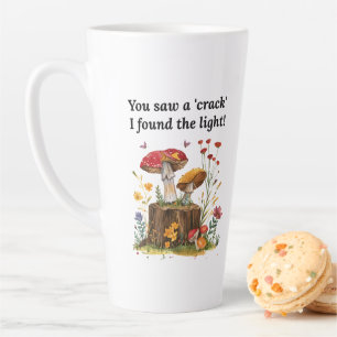 Pilz & Wildblume, Naturliebhaber Inspirierend Milchtasse
