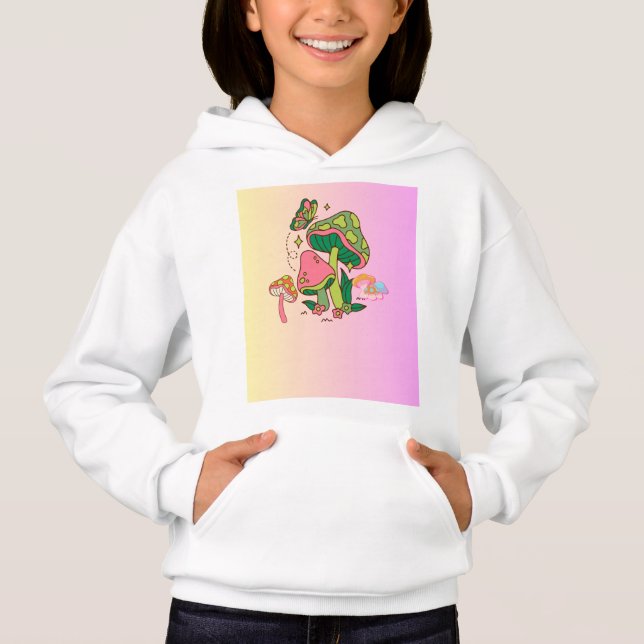 Pilzdesign Hoodie (Vorderseite)