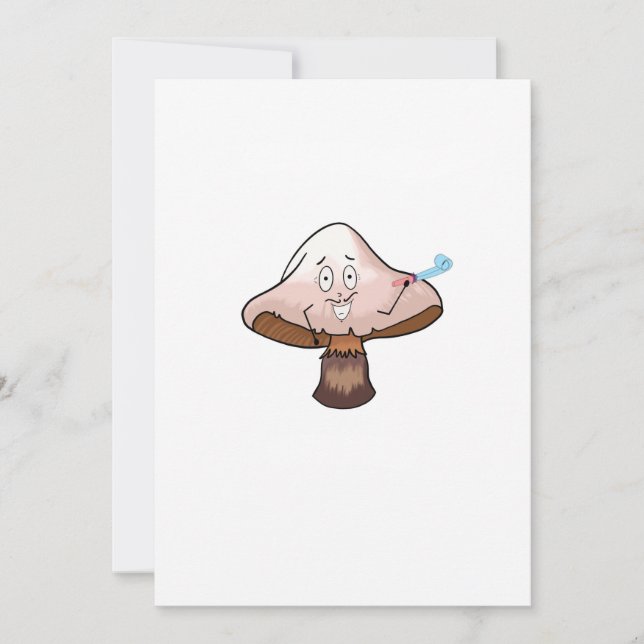 Pilzdesign, Party-Pilz Einladung (Vorderseite)