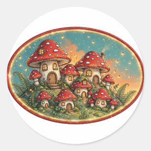 Pilzdorf Runder Aufkleber