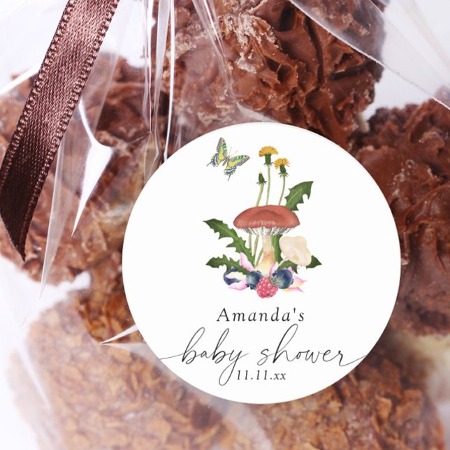 Pilzdusche Runder Aufkleber (Von Creator hochgeladen)