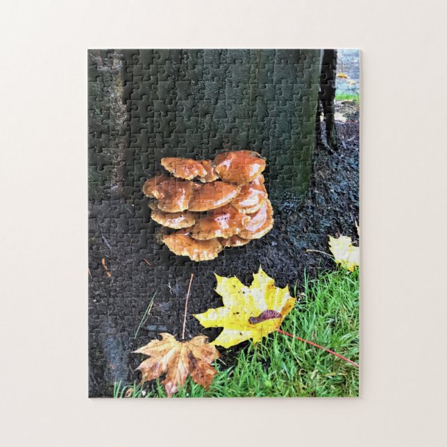 Pilze auf einem Baum, Oregon Puzzle (Vertikal)