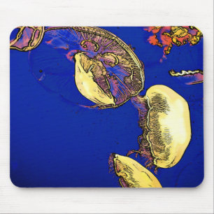Pilze aus dem Meer - Quallen Mousepad