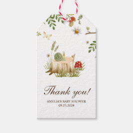 Pilze aus Wäldern Babydusche Geschenkanhänger