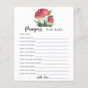 Pilze-Baby-Party-Gebete für das Baby
