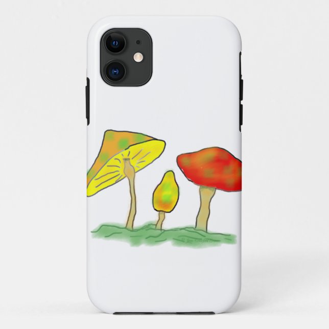 Pilze Case-Mate iPhone Hülle (Rückseite)