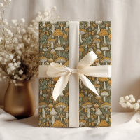 Pilze CottageCore Retro Brown