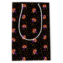 Pilze der Herbstmagie_schwarz Mittlere Geschenktüte