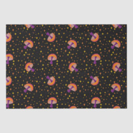 Pilze der Herbstmagie_schwarz Seidenpapier