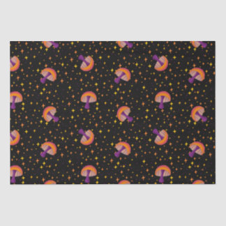 Pilze der Herbstmagie_schwarz Seidenpapier