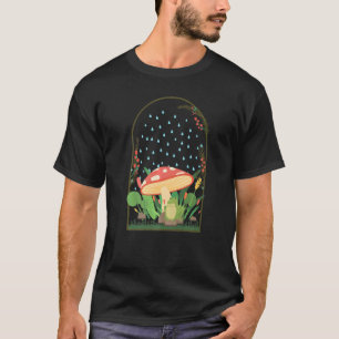 Pilze Frosch Naturecore Forestcore T-Shirt