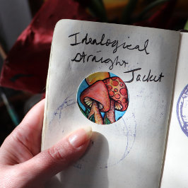 Pilze Fungus Runder Aufkleber