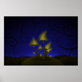 Pilze (Halloween Night) Poster