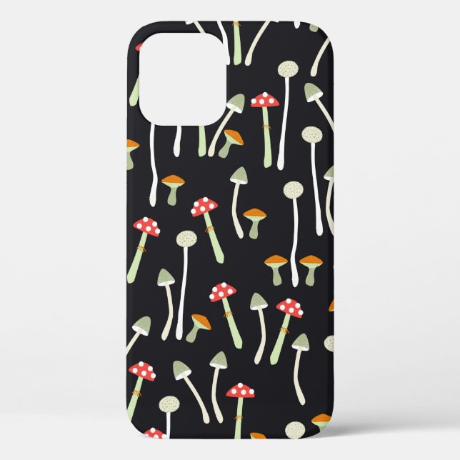 Pilze, Herbst, Muster  Case-Mate iPhone Hülle (Rückseite)