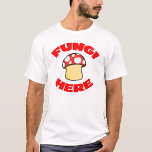 Pilze hier T-Shirt