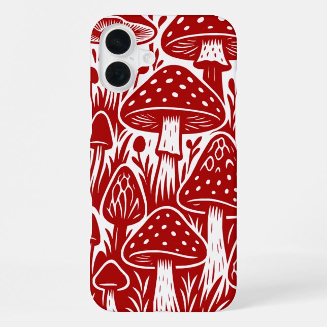 Pilze iPhone Hülle (Rückseite)