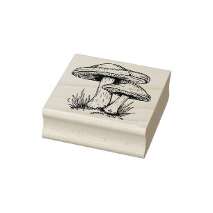 Pilze-Kautschuk-Briefmarke Gummistempel