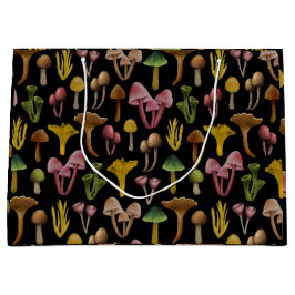 Pilze, Lichen und farbenfrohe Pilze Große Geschenktüte