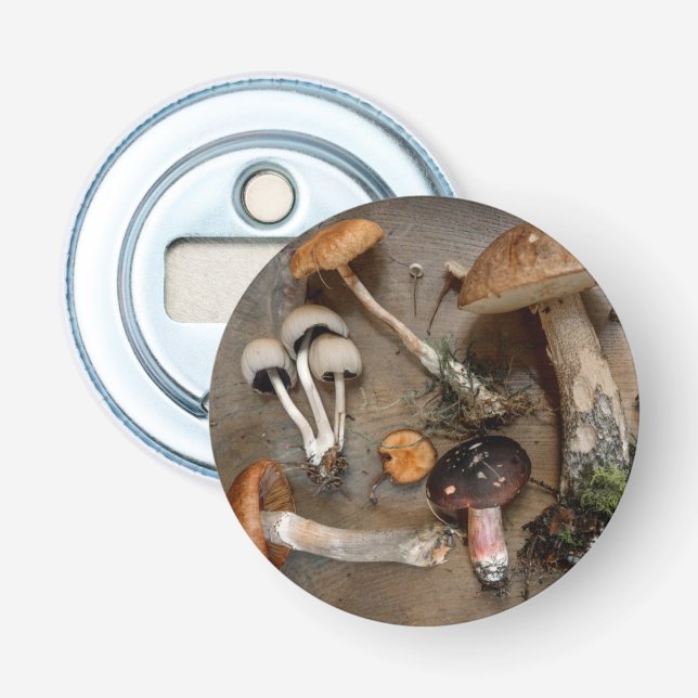 Pilze Liebe Fungi Flaschenöffner (Vorderseite)