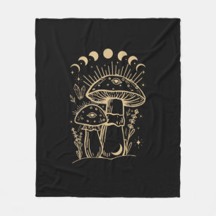 Pilze & Minimalismus Cottage Ästhetik Goblinco Fleecedecke