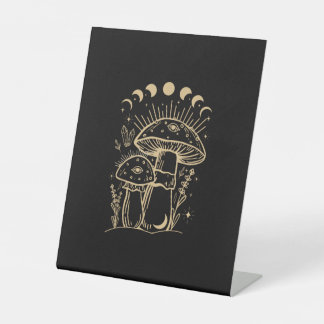 Pilze & Minimalismus Cottage Ästhetik Goblinco Sockelschild